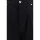 Rick Owens Black Cotton Flared Jeans