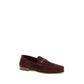 Tom Ford Bordeaux Calf Leather Bos Taurus Slip-On Loafers