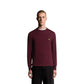 Lyle & Scott Bordeaux Cotton Sweatshirt
