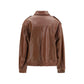 Arma Brown Lamb Ovis Aries Aries Full-Length Jacket