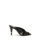 Versace Black Lamb Ovis Aries Aries Mules