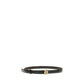 Versace Black Calf Leather Bos Taurus Regular Belt