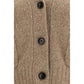 Allude Beige Cashmere Cardigan