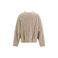 Allude Beige Cashmere Sweater