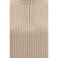 Allude Beige Cashmere Sweater