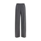 Miu Miu Gray Wool Oves Aries Casual Pants