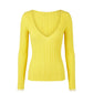 Trussardi Jeans Yellow Viscose Women Sweater