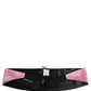 Dolce & Gabbana Pink Men 100% Silk Belt Waist Cummerbund