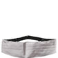 Dolce & Gabbana Gray Men 100% Silk Belt Waist Cummerbund