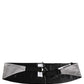 Dolce & Gabbana Gray Men 100% Silk Belt Waist Cummerbund