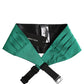 Dolce & Gabbana Green Men 100% Silk Belt Waist Cummerbund
