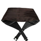 Dolce & Gabbana Dark Brown 100% Silk Belt Waist Cummerbund