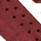 Dolce & Gabbana Maroon Polka Dot Over The Calf Accessory Socks