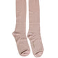 Dolce & Gabbana Light Pink Viscose Over The Calf Accessory Socks