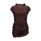 Magda Butrym Brown Cotton Casual Dress