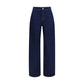 Max Mara Blue Cotton Jeans Denim