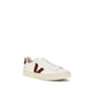 Veja White Calf Leather Bos Taurus Low Top Sneakers