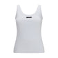 Dolce & Gabbana White Cotton Tank Tops