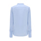 Fendi Blue Cotton Dress Shirt