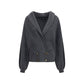 Dolce & Gabbana Gray Wool Oves Aries Cardigan