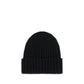 Moncler Black Wool Oves Aries Beanie
