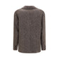 Brunello Cucinelli Brown Wool Oves Aries Biker Jacket