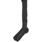 Dolce & Gabbana Gray Wool Blend Over The Calf Accessory Socks