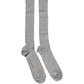 Dolce & Gabbana Men Gray Viscose Over The Calf Accessory Socks