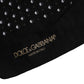 Dolce & Gabbana Black Polka Dot Over The Calf Accessory Socks