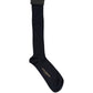 Dolce & Gabbana Men Dark Blue Viscose Over The Calf Accessory Socks