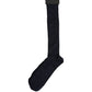 Dolce & Gabbana Men Dark Blue Viscose Over The Calf Accessory Socks