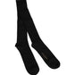 Dolce & Gabbana Black DG Logo Print Over The Calf Accessory Socks