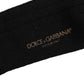 Dolce & Gabbana Black DG Logo Print Over The Calf Accessory Socks
