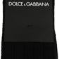 Dolce & Gabbana Black DG Logo Print Over The Calf Accessory Socks