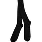 Dolce & Gabbana Black DG Logo Print Over The Calf Accessory Socks