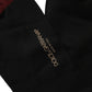Dolce & Gabbana Men Burgundy Black Logo Mid Calf Accessory Socks