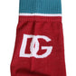 Dolce & Gabbana Men Multicolor Cotton Mid Calf Accessory Socks