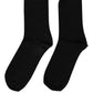 Dolce & Gabbana Men Black Viscose Mid Calf Accessory Socks