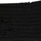 Dolce & Gabbana Black Cotton Distressed Mid Calf Accessory Socks