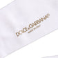 Dolce & Gabbana Men White Viscose Over The Calf Accessory Socks