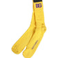 Dolce & Gabbana Men Yellow DG Logo Over Calf Accessory Socks