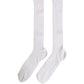 Dolce & Gabbana Men White Viscose Over The Calf Accessory Socks