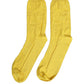 Dolce & Gabbana Men Yellow 100% Silk Mid Calf Accessory Socks