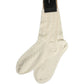 Dolce & Gabbana Off White Cotton Knit Mid Calf Accessory Socks