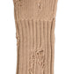 Dolce & Gabbana Beige Cotton Distressed Mid Calf Accessory Socks