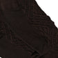 Dolce & Gabbana Dark Brown Cotton Knit Knee High Accessory One Size Socks