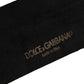Dolce & Gabbana Men Black Viscose Logo Knee High Accessory Socks