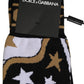 Dolce & Gabbana White Polka Dot Over The Calf Accessory Socks