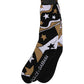 Dolce & Gabbana White Polka Dot Over The Calf Accessory Socks
