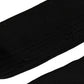 Dolce & Gabbana Men Black Cotton Distressed Mid Calf Accessory Socks